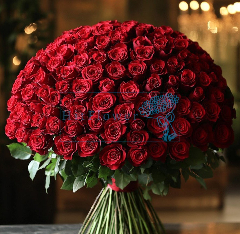 Букет роз 151 красная роза